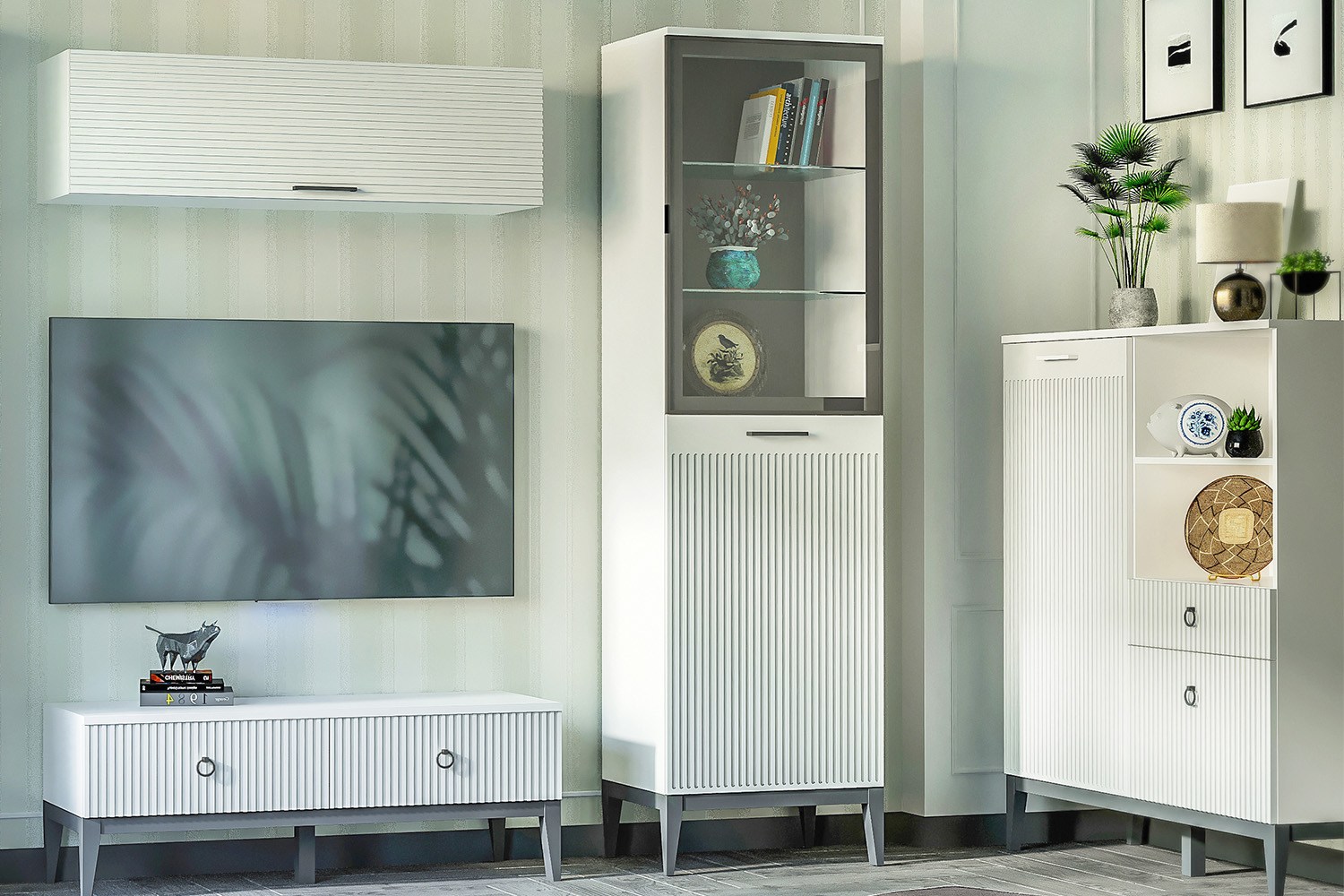 Шкафы-пеналы - изображение №3 "Шкаф Хилтон (левый)"  на www.Angstrem-mebel.ru