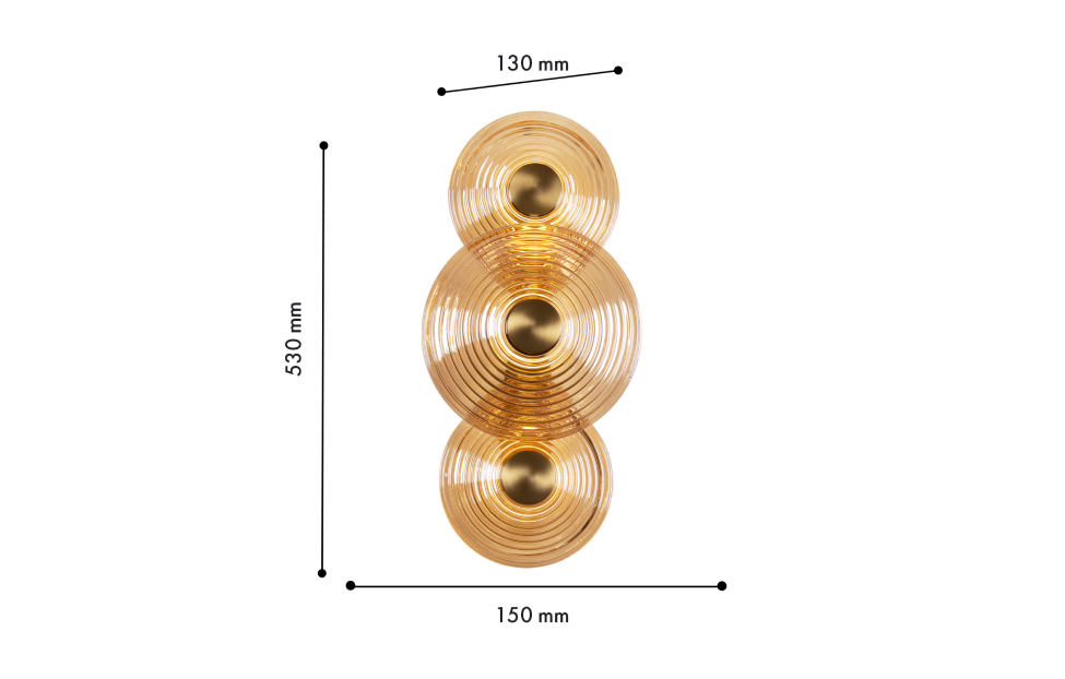 Бра - изображение №4 "Настенный светильник Whirlpool D130*W250*H530 LED*16W"  на www.Angstrem-mebel.ru