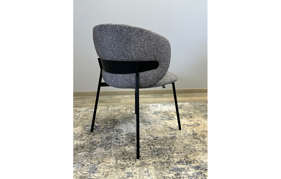 Кухонные стулья - изображение №5 "Стул Слил серый / опоры черные"  на www.Angstrem-mebel.ru