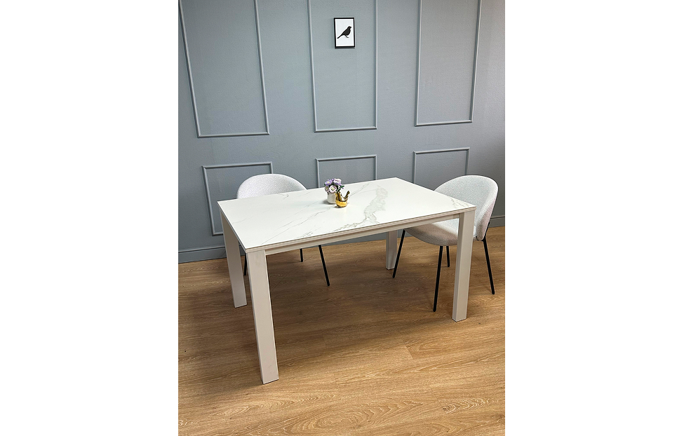 Обеденные столы - изображение №14 "Стол обеденный Легро раздвижной /1300 керамика белый мрамор"  на www.Angstrem-mebel.ru