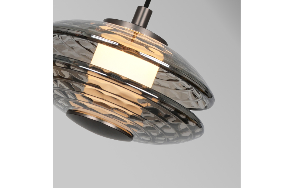 Подвесы - изображение №4 "Подвес Claros (чёрный) D150*H245/1445 LED*6W"  на www.Angstrem-mebel.ru