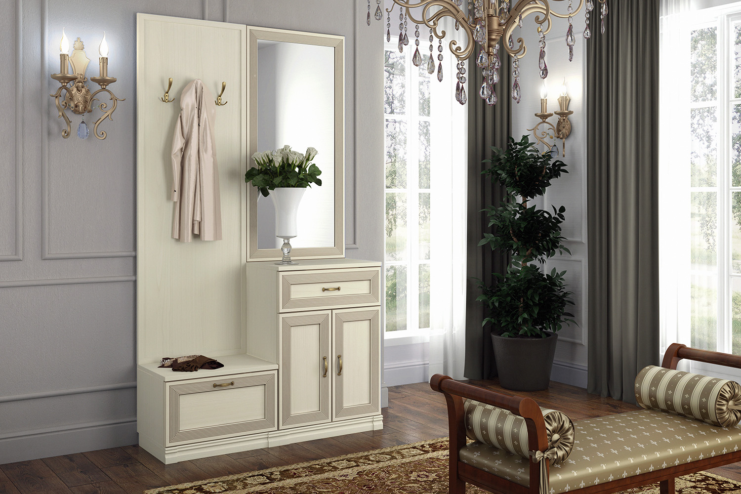 Обувницы - изображение №5 "Тумба Адажио для обуви"  на www.Angstrem-mebel.ru