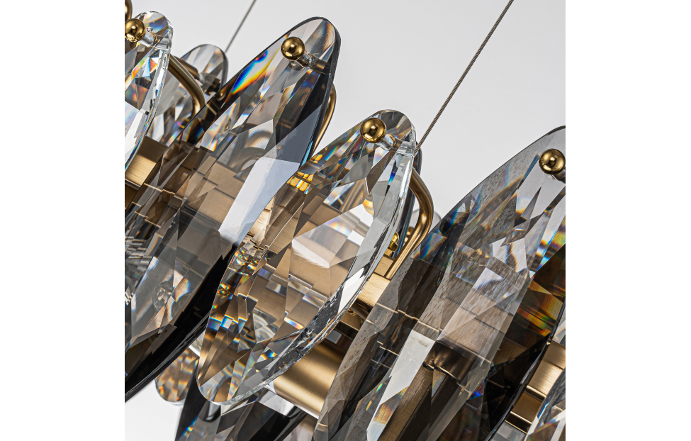 Люстры - изображение №8 "Подвесная люстра Glans L800*W400*H210/1300 8*E14*40W"  на www.Angstrem-mebel.ru