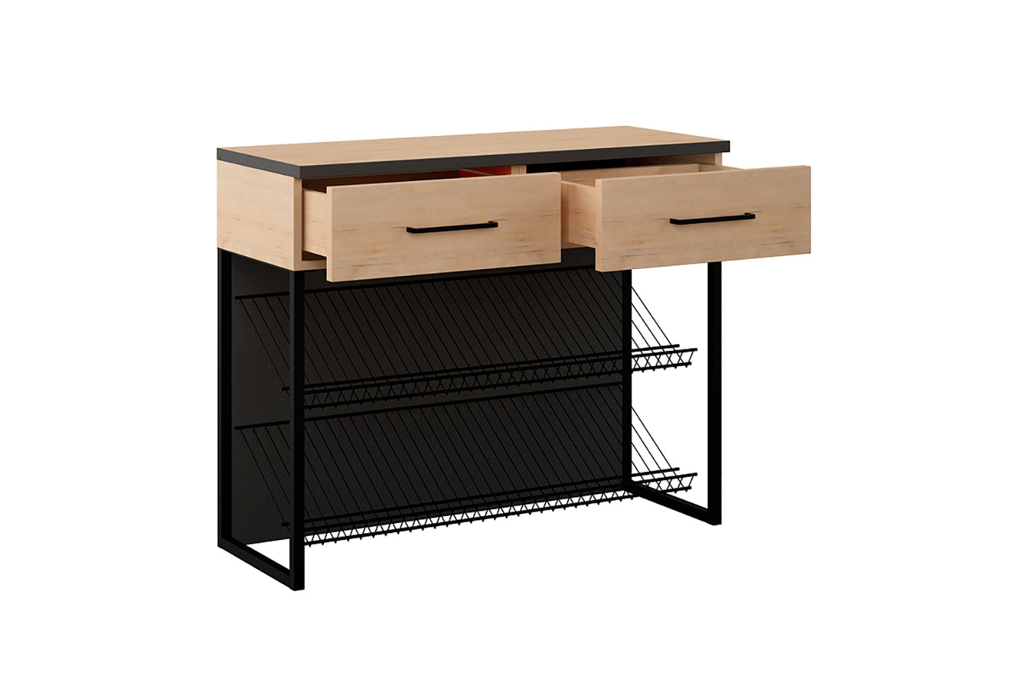 Тумбы для обуви - изображение №4 "Тумба Магнум для обуви с выдвижными ящиками"  на www.Angstrem-mebel.ru