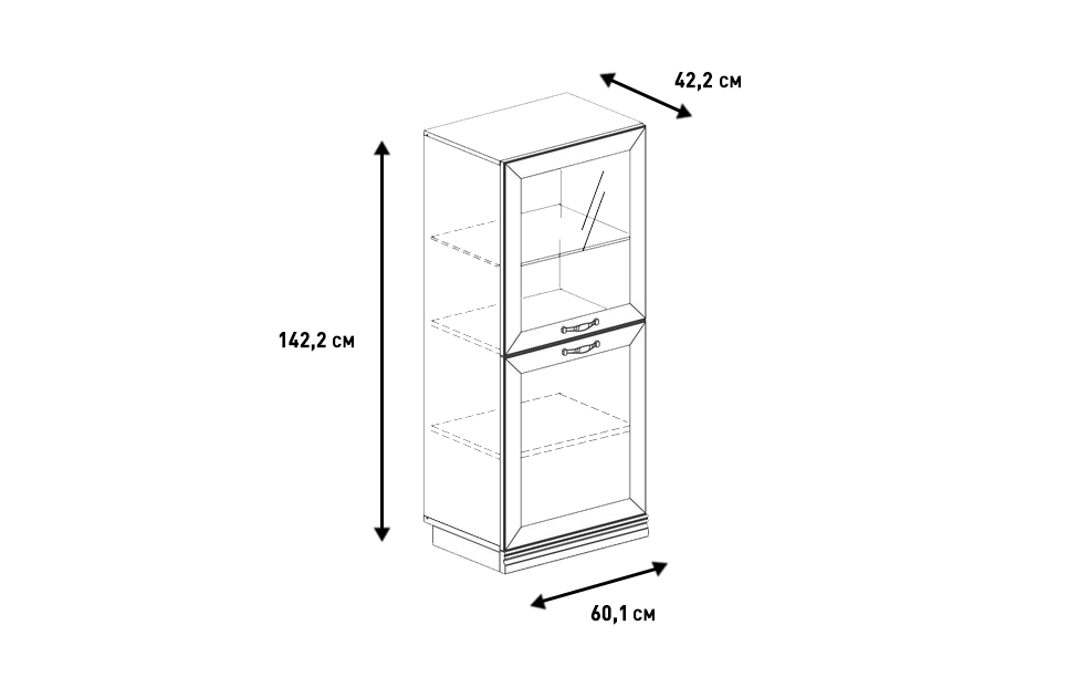 Распашные шкафы - изображение №11 "Шкаф Адажио"  на www.Angstrem-mebel.ru