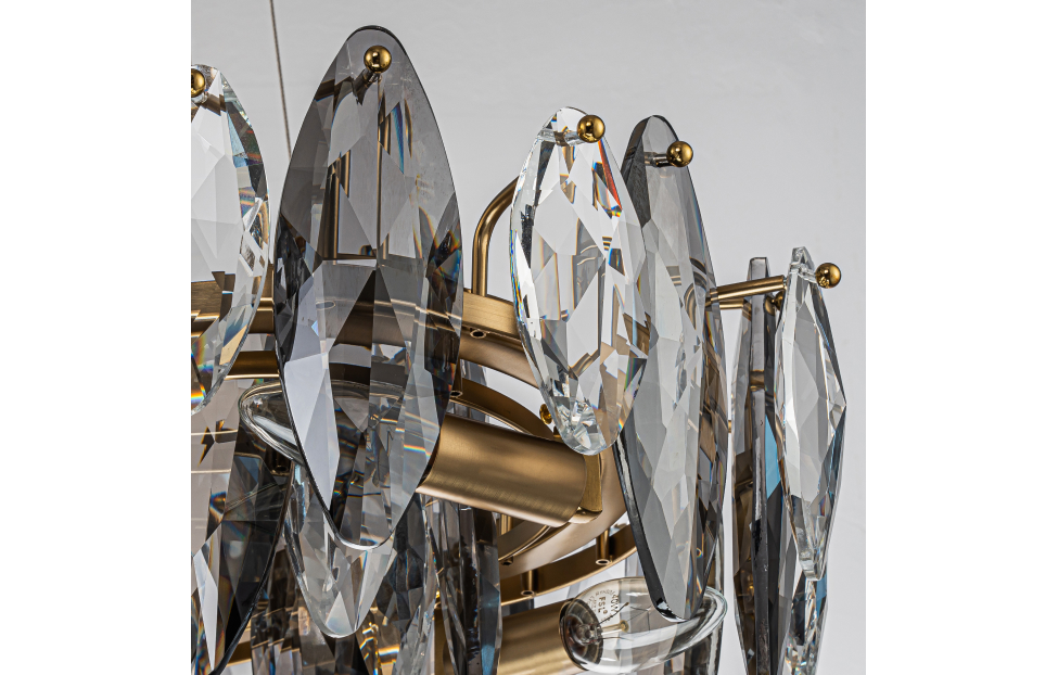 Люстры - изображение №4 "Подвесная люстра Glans L800*W400*H210/1300 8*E14*40W"  на www.Angstrem-mebel.ru