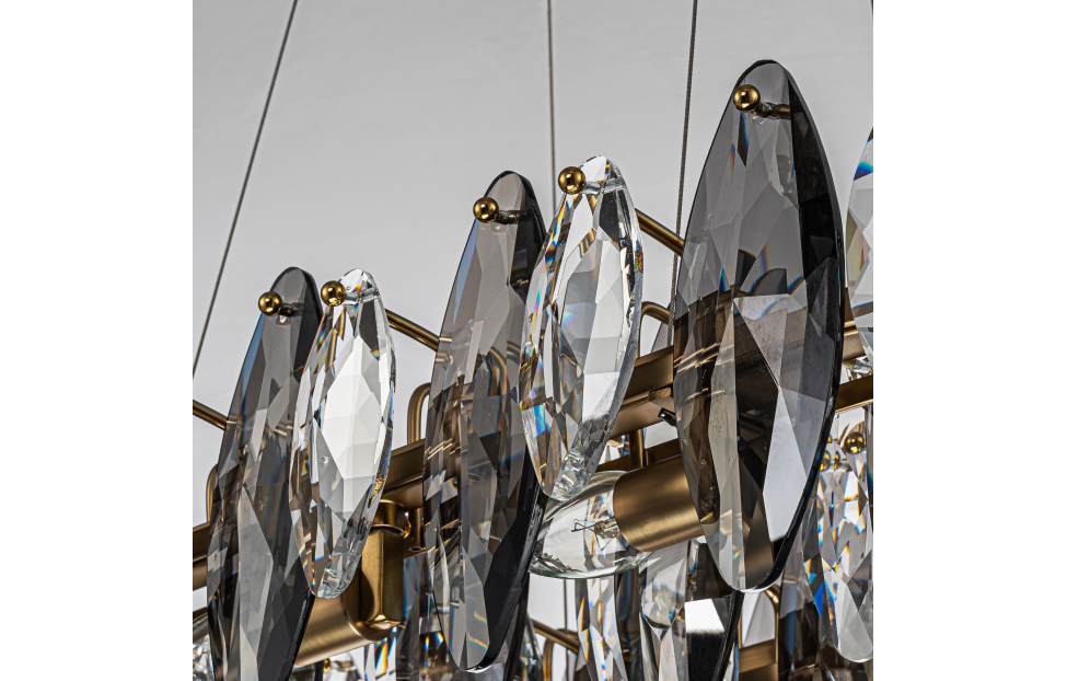 Люстры - изображение №9 "Подвесная люстра Glans L800*W400*H210/1300 8*E14*40W"  на www.Angstrem-mebel.ru