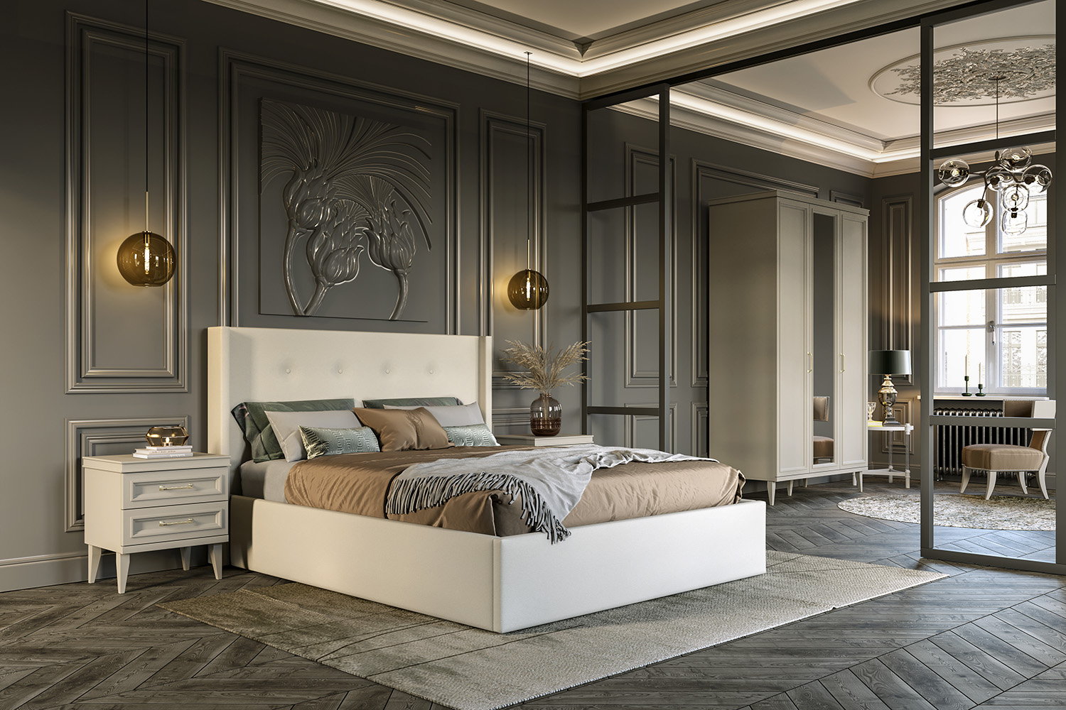 Двуспальные кровати - изображение №10 "Кровать Орландо 160 х 200 см с подъёмным механизмом"  на www.Angstrem-mebel.ru