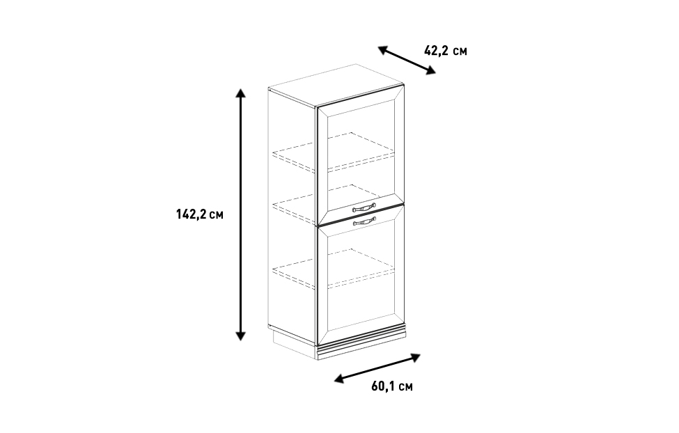 Распашные шкафы - изображение №6 "Шкаф Адажио"  на www.Angstrem-mebel.ru