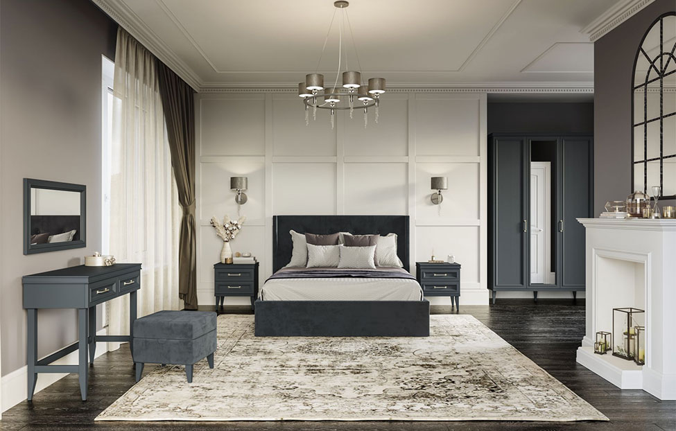 Туалетные столы - изображение №6 "Туалетный стол Орландо с 2-мя выдвижными ящиками"  на www.Angstrem-mebel.ru