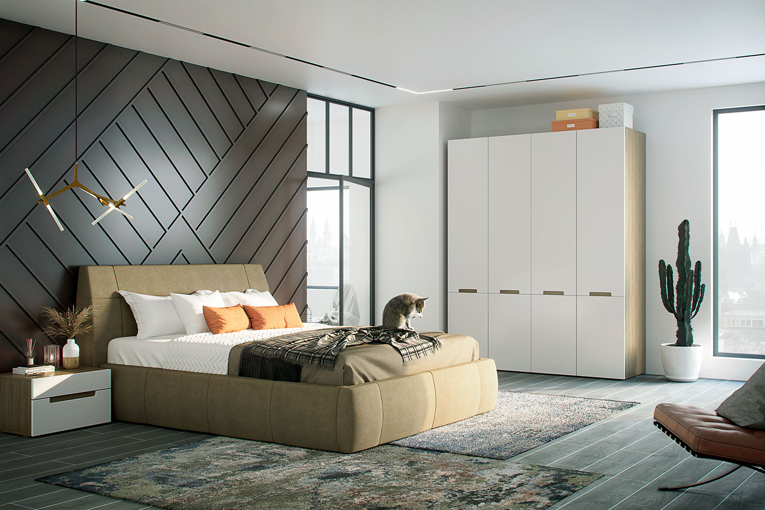 Двуспальные кровати - изображение №9 "Кровать Анри"  на www.Angstrem-mebel.ru