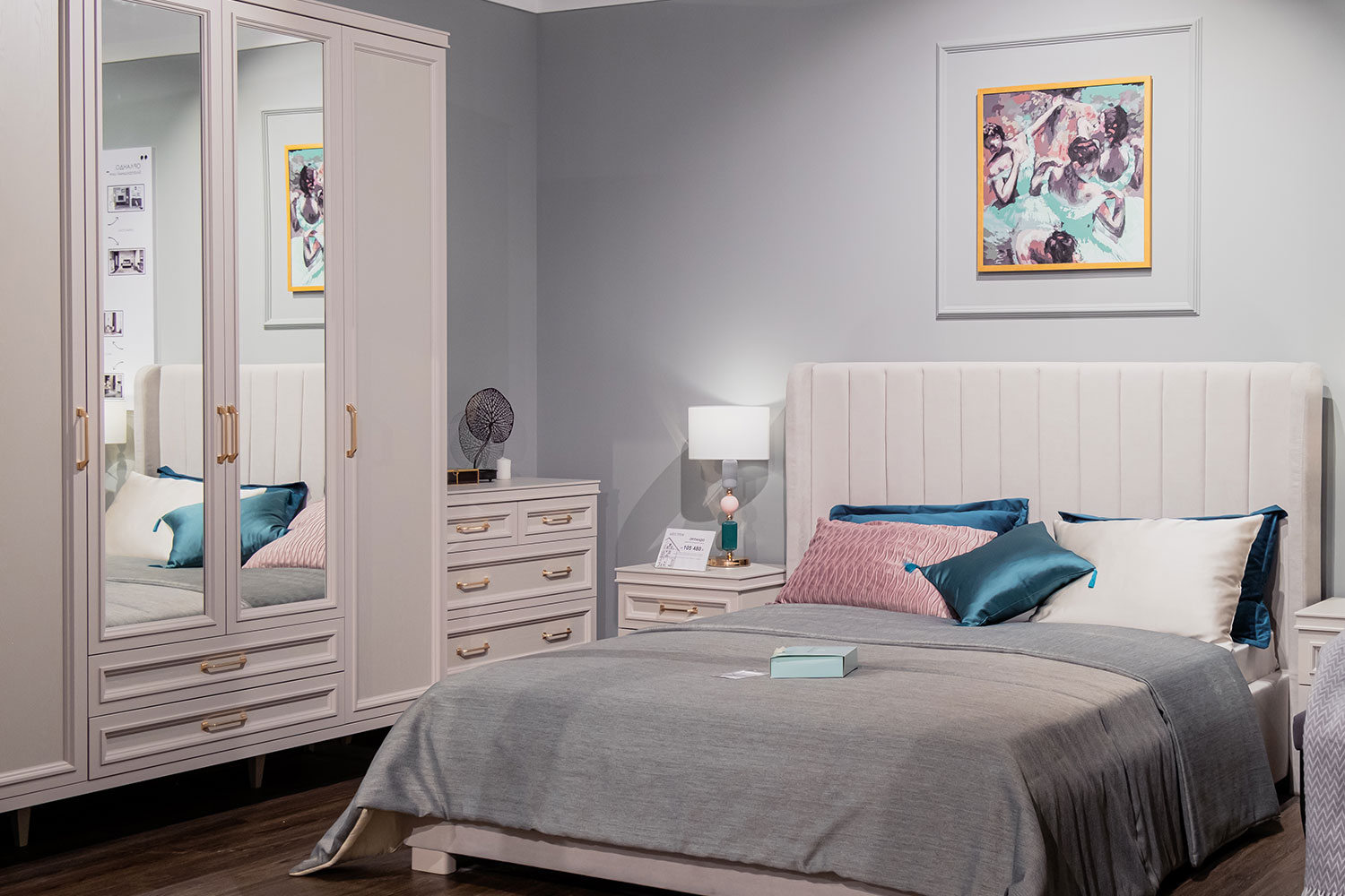 Двуспальные кровати - изображение №3 "Кровать Аделия"  на www.Angstrem-mebel.ru