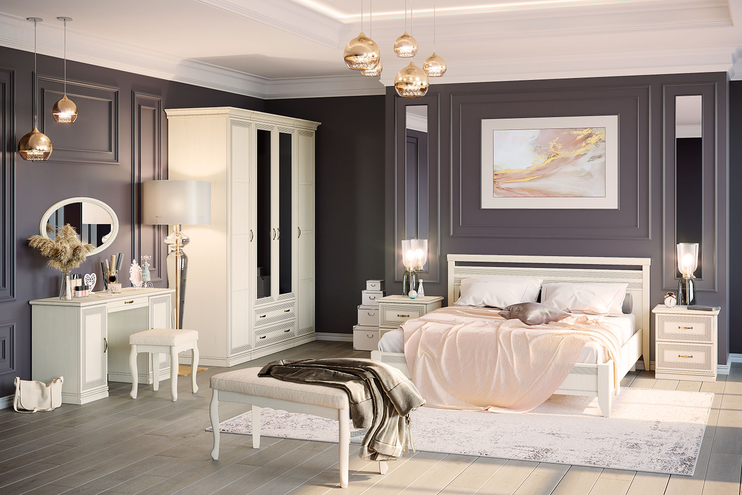 Двуспальные кровати - изображение №4 "Кровать Адажио 160 х 200"  на www.Angstrem-mebel.ru