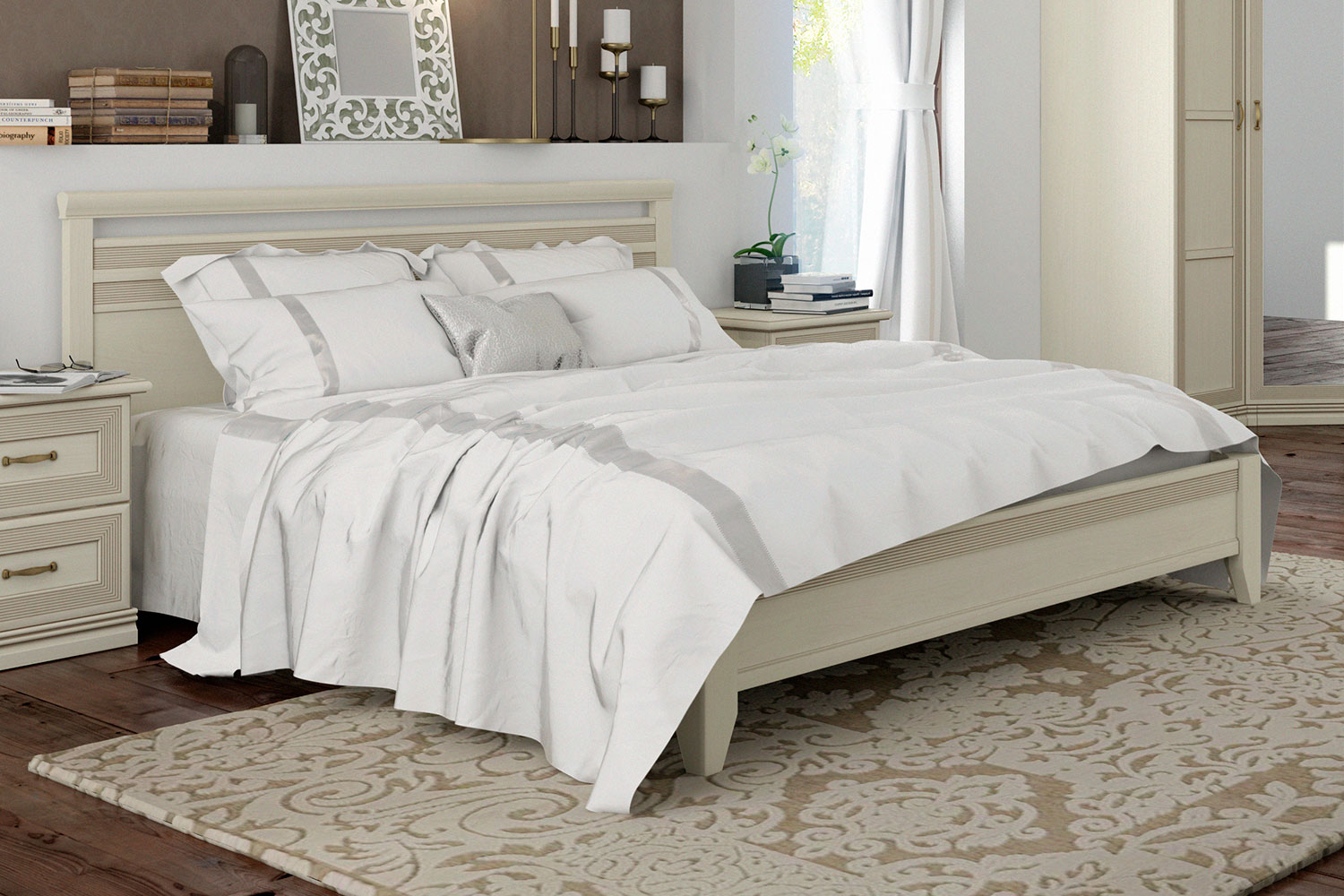 Двуспальные кровати - изображение №6 "Кровать Адажио 160 х 200"  на www.Angstrem-mebel.ru