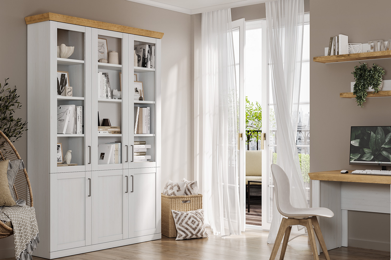 Книжные шкафы - изображение №4 "Книжный шкаф Магнум"  на www.Angstrem-mebel.ru