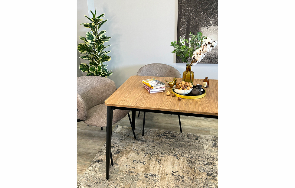 Обеденные столы - изображение №9 "Стол обеденный Стил раздвижной KS1200 черный/дуб коричневый"  на www.Angstrem-mebel.ru