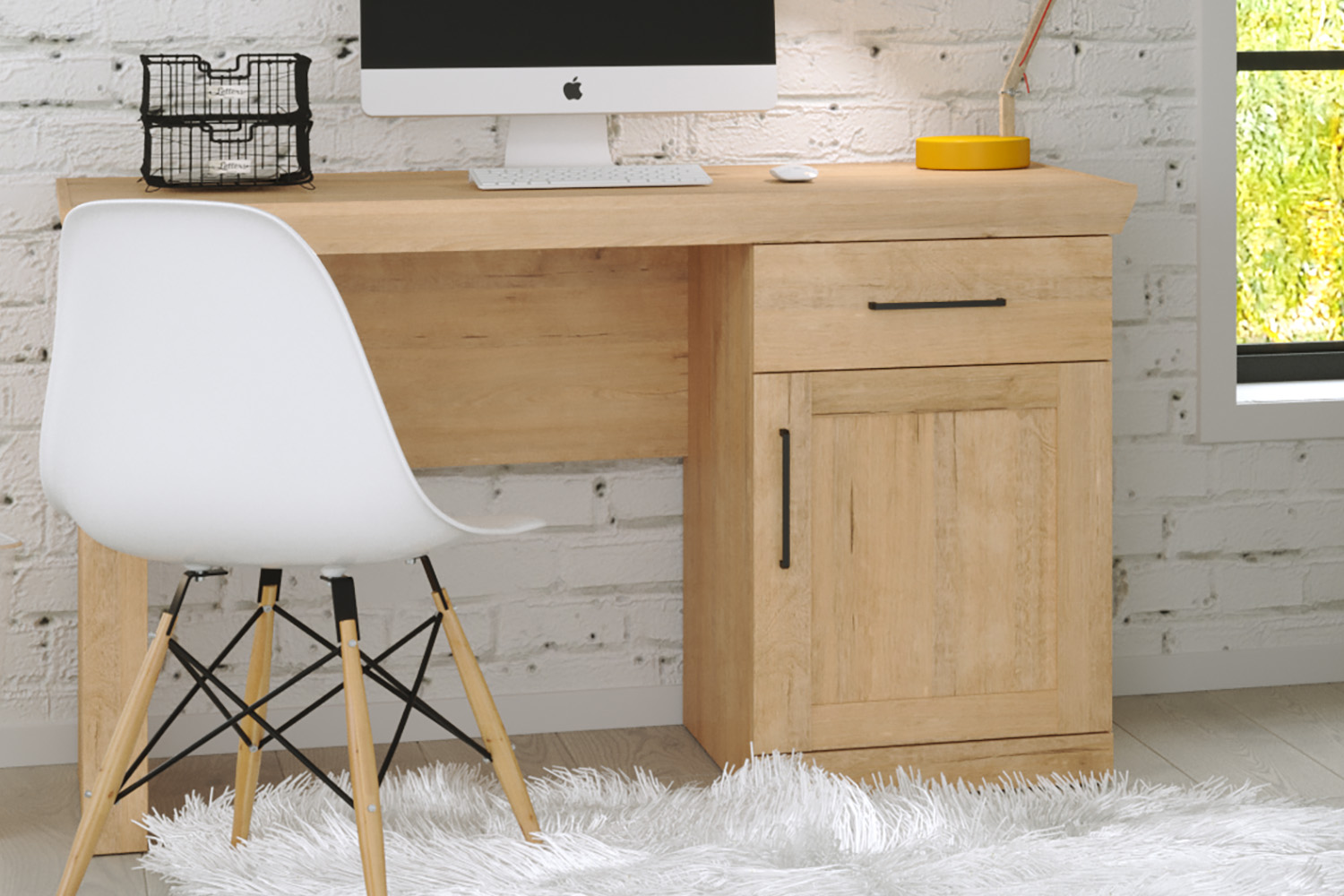 Письменные столы - изображение №3 "Письменный стол Магнум (левый)"  на www.Angstrem-mebel.ru