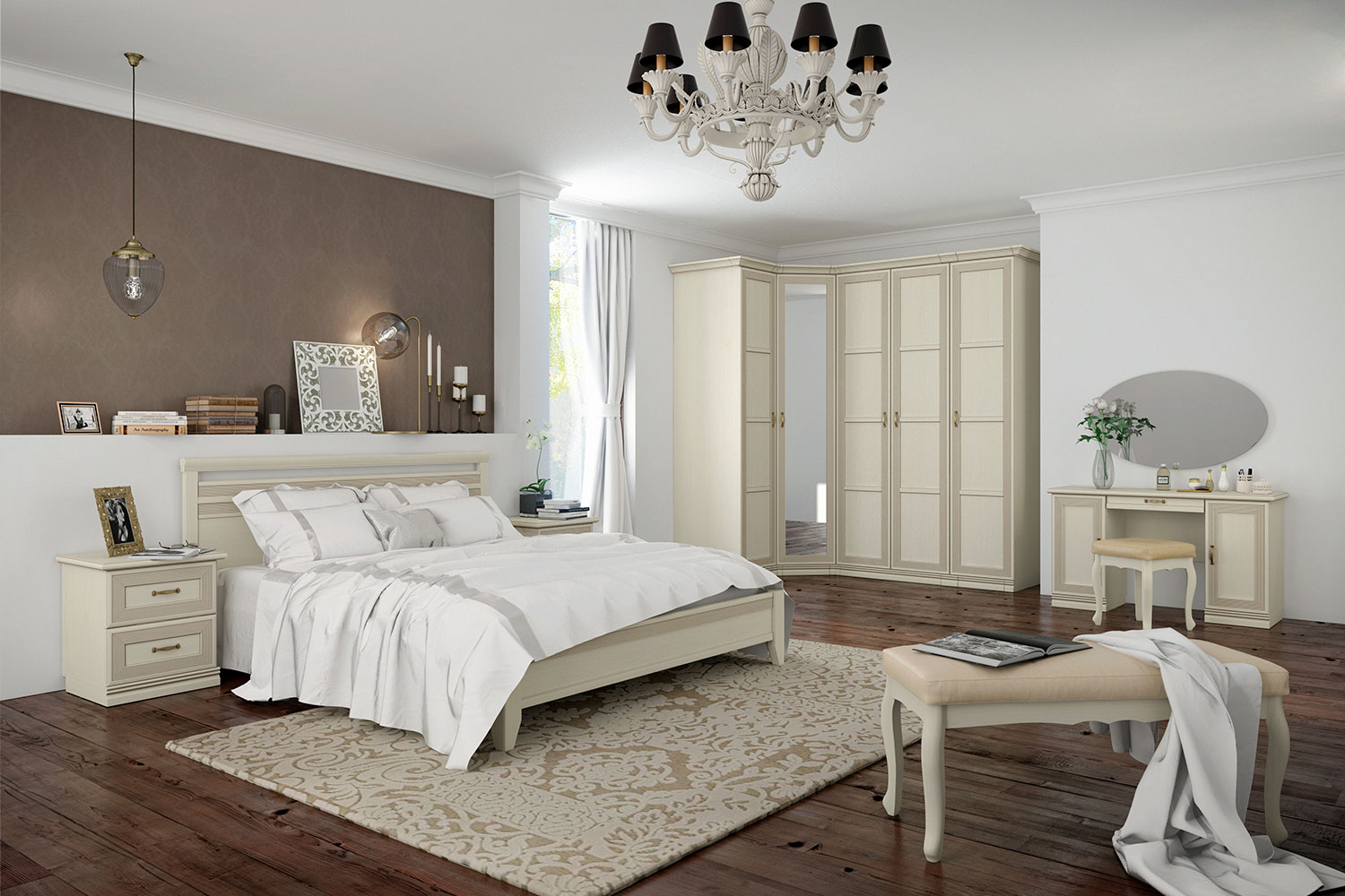 Двуспальные кровати - изображение №3 "Кровать Адажио 160 х 200"  на www.Angstrem-mebel.ru