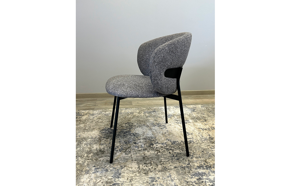 Кухонные стулья - изображение №9 "Стул Слил серый / опоры черные"  на www.Angstrem-mebel.ru