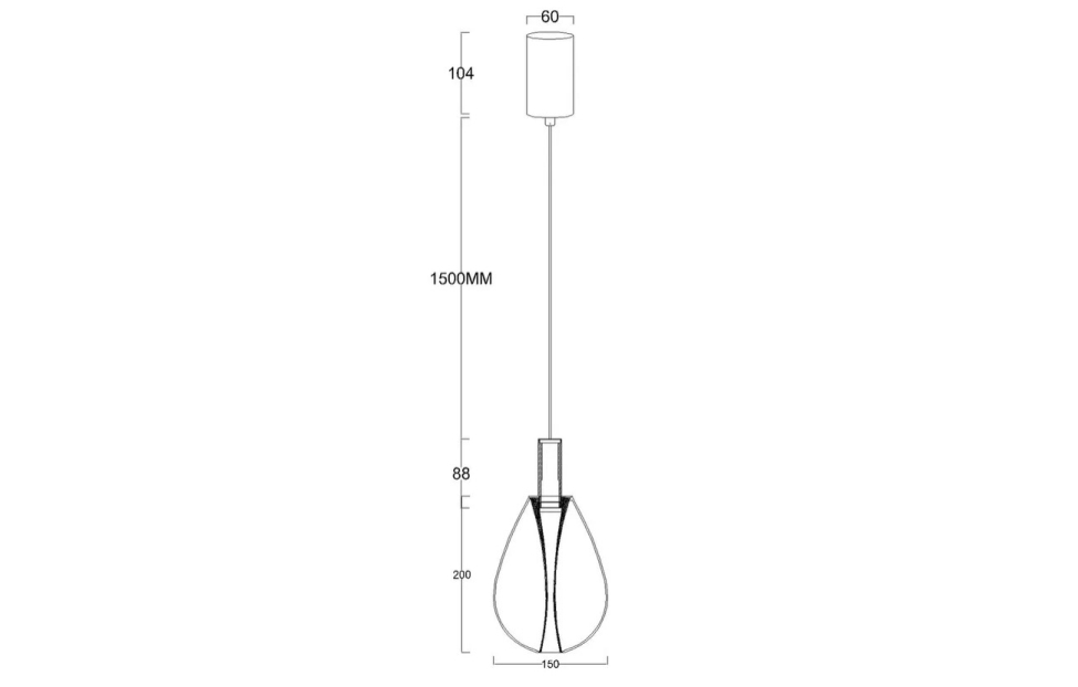 Подвесы - изображение №5 "Подвес Hopper (медный) D150*H390/1890 LED*4.3W"  на www.Angstrem-mebel.ru