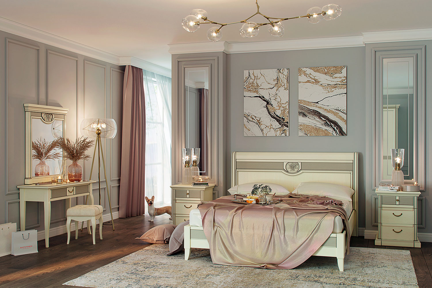 Двуспальные кровати - изображение №6 "Кровать Изотта 160 х 200"  на www.Angstrem-mebel.ru