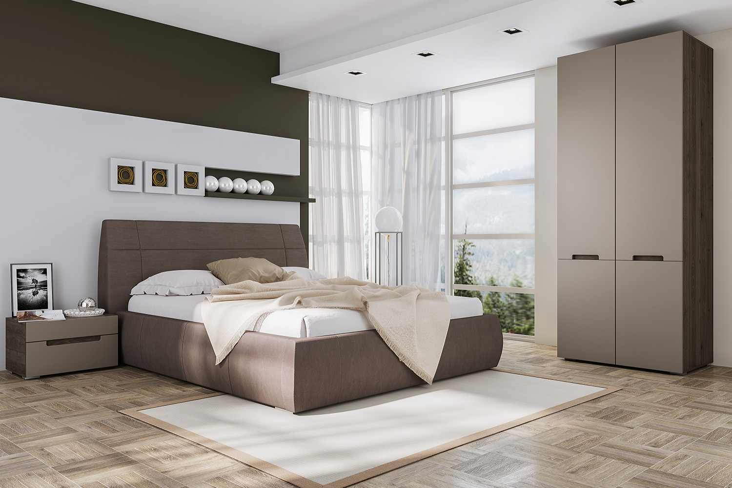 Двуспальные кровати - изображение №4 "Мягкая кровать Анри 180 х 200"  на www.Angstrem-mebel.ru