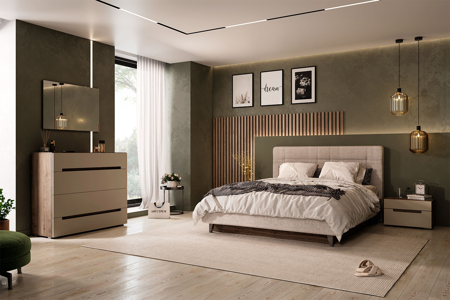 Двуспальные кровати - изображение №6 "Кровать Вита"  на www.Angstrem-mebel.ru