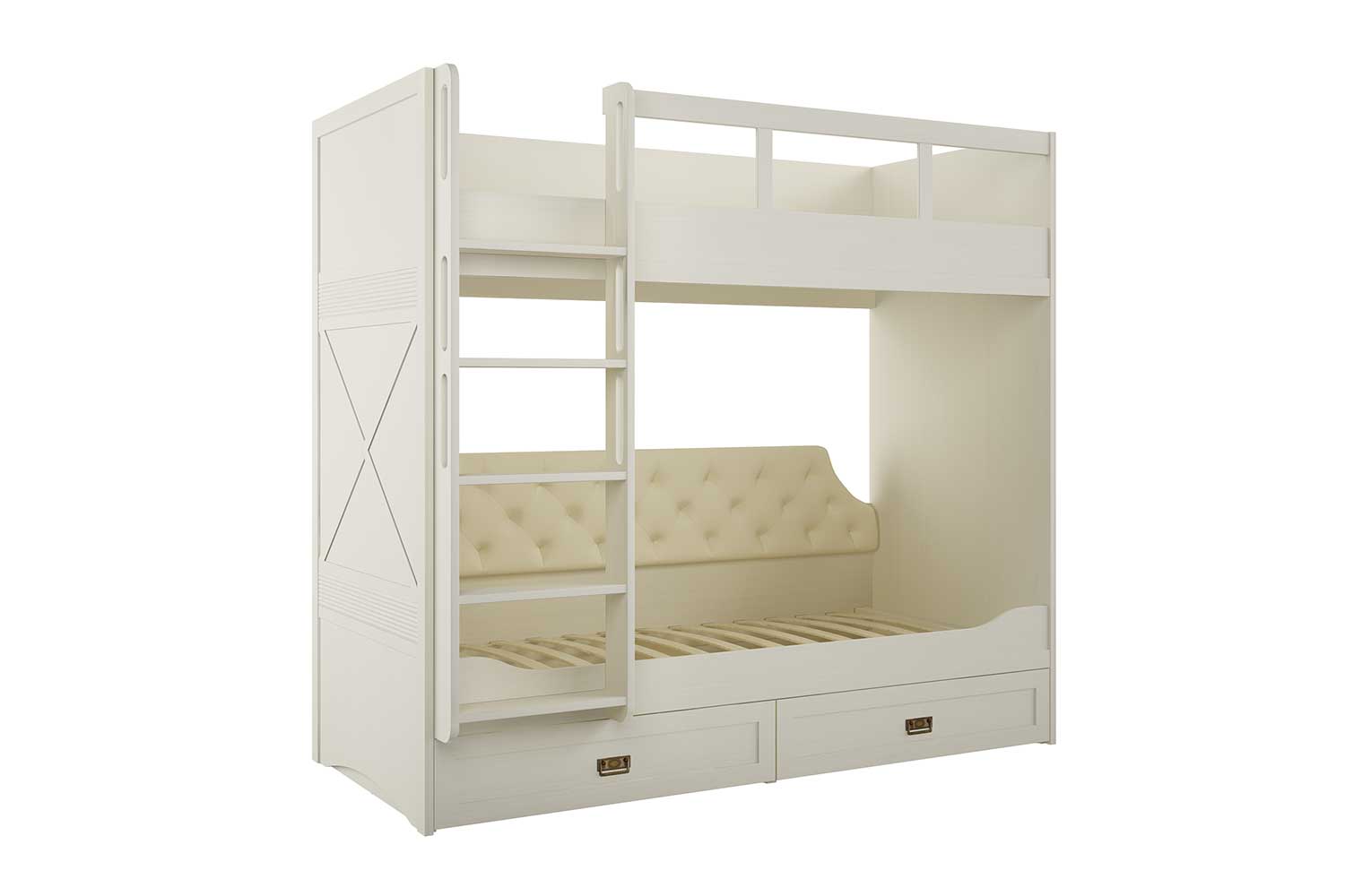 Детские кровати - изображение №12 "Кровать двухъярусная Кантри 90 х 200"  на www.Angstrem-mebel.ru