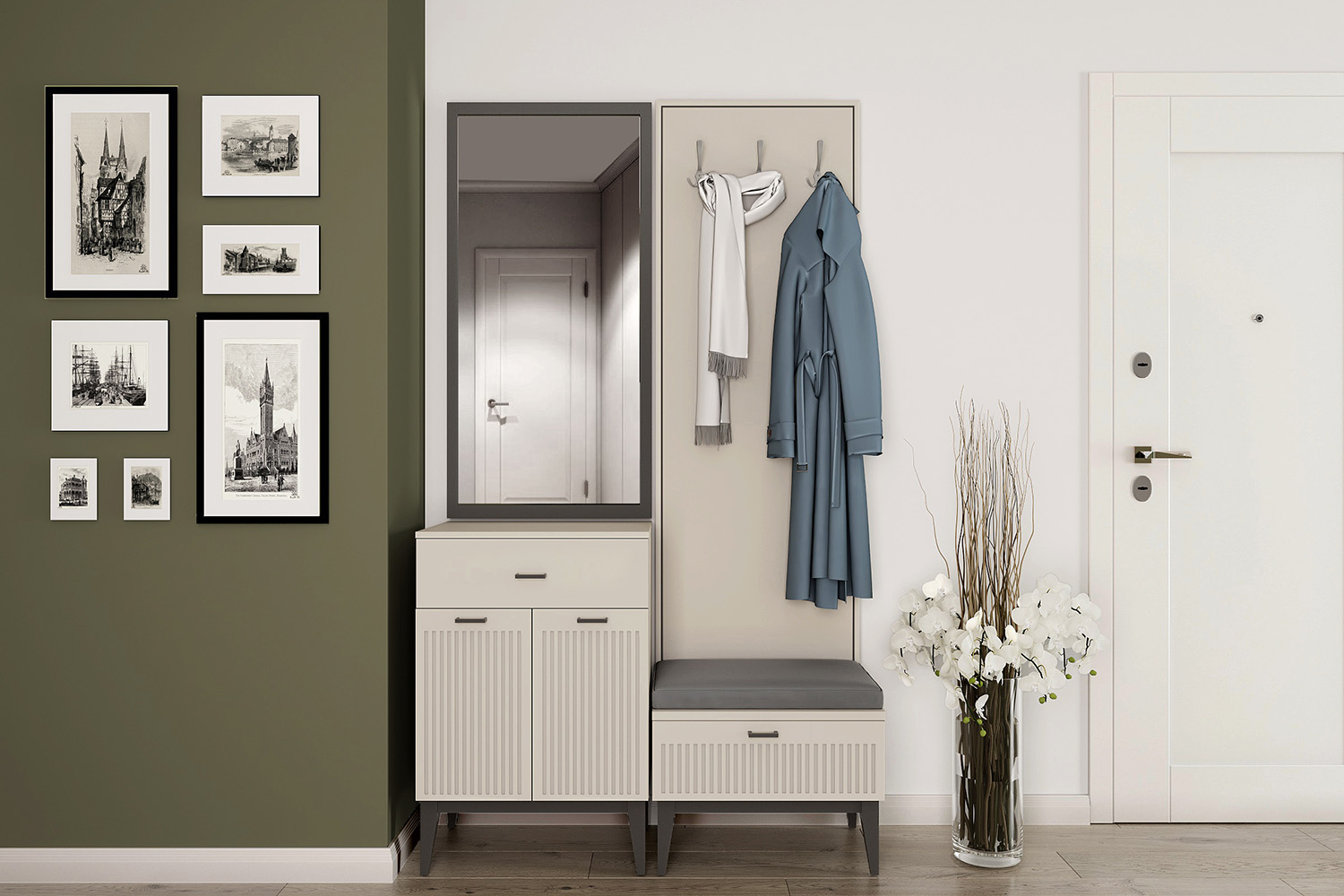 Тумбы - изображение №4 "Тумба Хилтон с выдвижным ящиком"  на www.Angstrem-mebel.ru