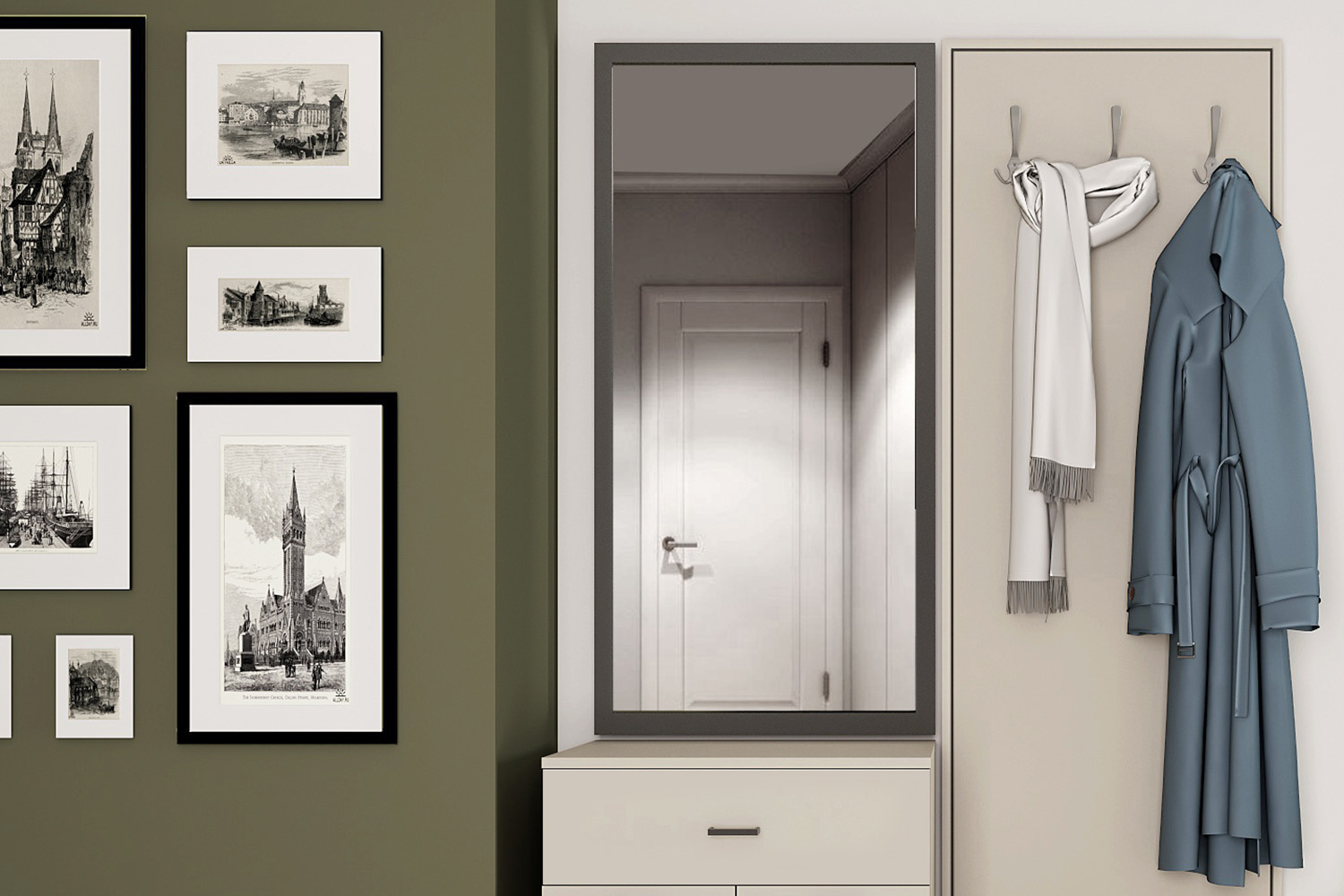 "Прихожие" - изображение №3 на www.angstrem-mebel.ru