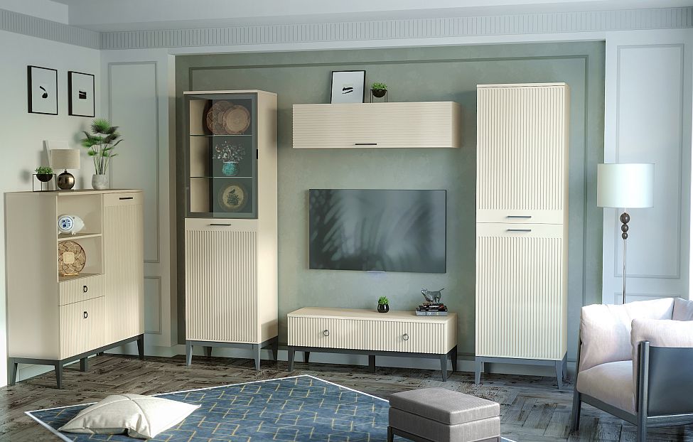 Шкафы-пеналы - изображение №5 "Шкаф Хилтон (левый)"  на www.Angstrem-mebel.ru