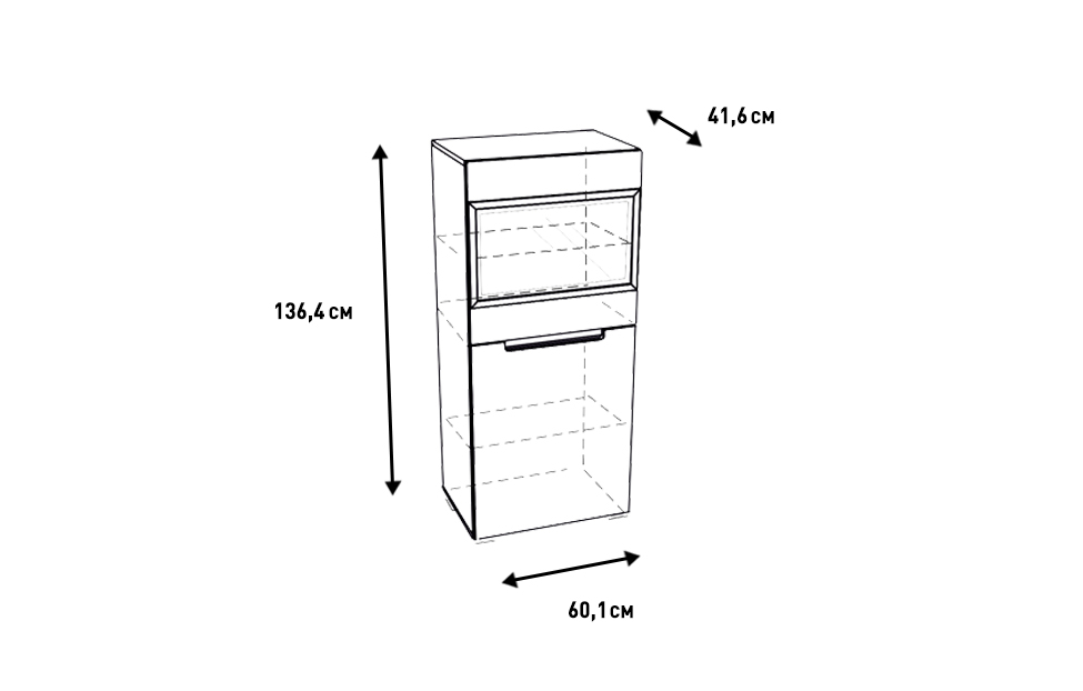 Распашные шкафы - изображение №6 "Шкаф Анри"  на www.Angstrem-mebel.ru