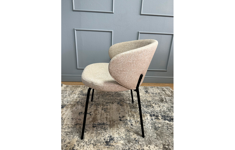 Кухонные стулья - изображение №8 "Стул Дега бежевый / опоры черные"  на www.Angstrem-mebel.ru