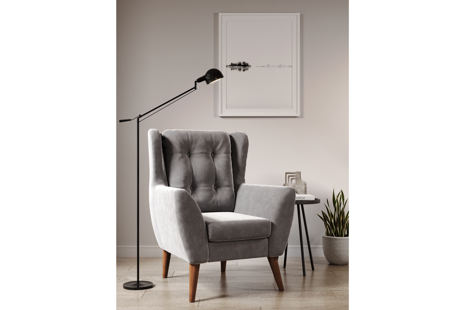 Мягкие кресла - изображение №3 "Кресло Ладога, Д1 (опоры: клен старый)"  на www.Angstrem-mebel.ru