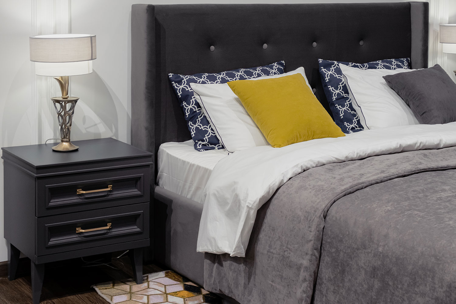 Двуспальные кровати - изображение №13 "Мягкая кровать Орландо 160 х 200 см"  на www.Angstrem-mebel.ru