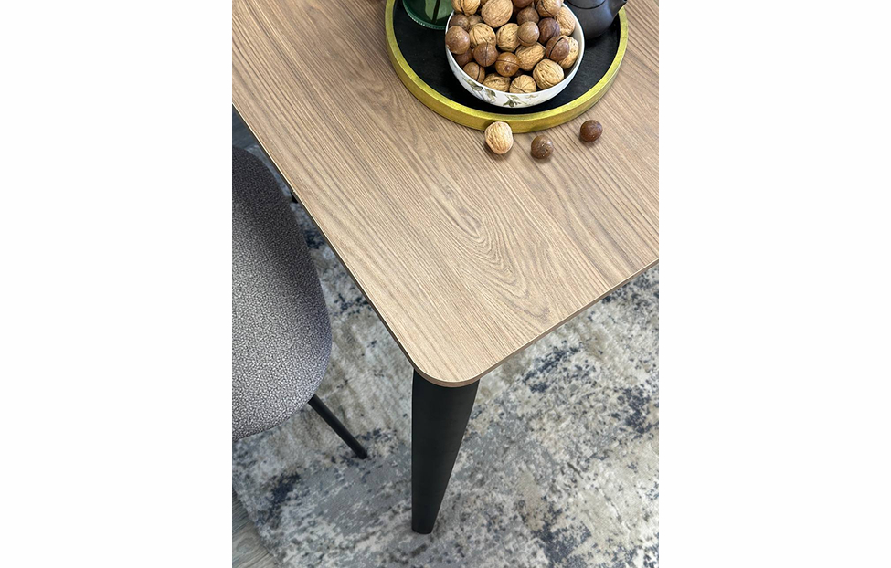 Обеденные столы - изображение №7 "Стол обеденный Стил раздвижной KS1200 черный/дуб коричневый"  на www.Angstrem-mebel.ru