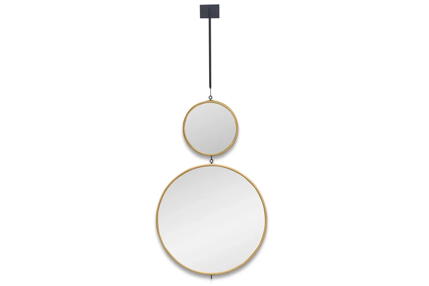 Зеркала - изображение №3 "Tandem L Gold Зеркала на подвесе 30см"  на www.Angstrem-mebel.ru