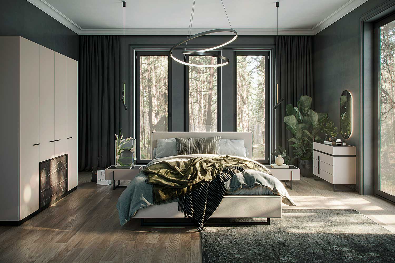 Двуспальные кровати - изображение №6 "Кровать Малага"  на www.Angstrem-mebel.ru