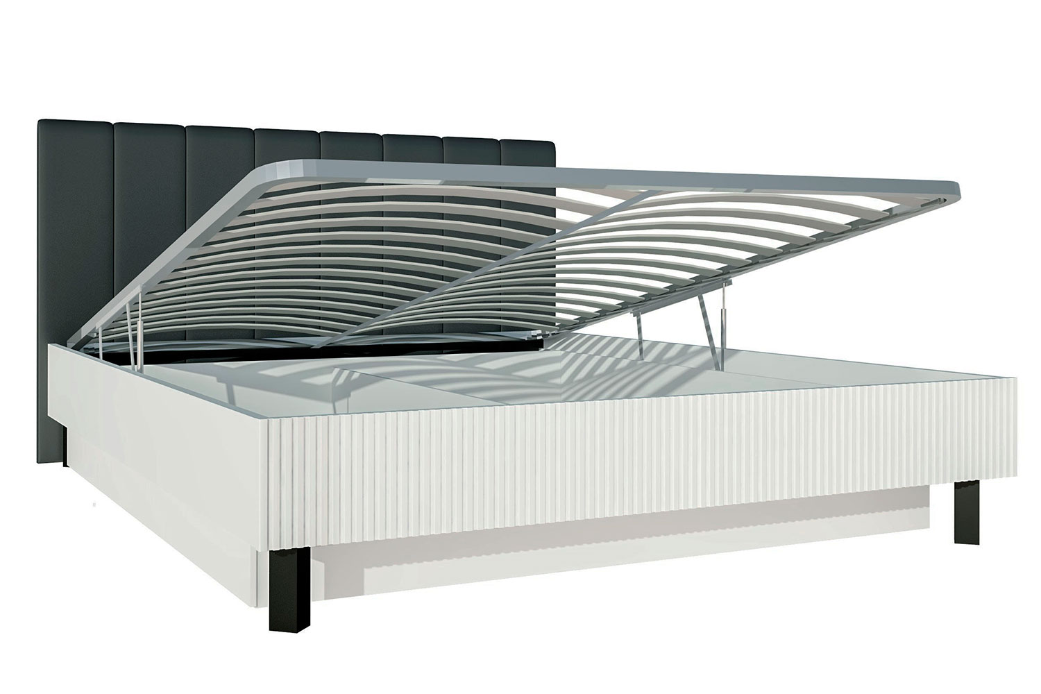 Двуспальные кровати - изображение №3 "Кровать Хилтон с подъемным механизмом"  на www.Angstrem-mebel.ru