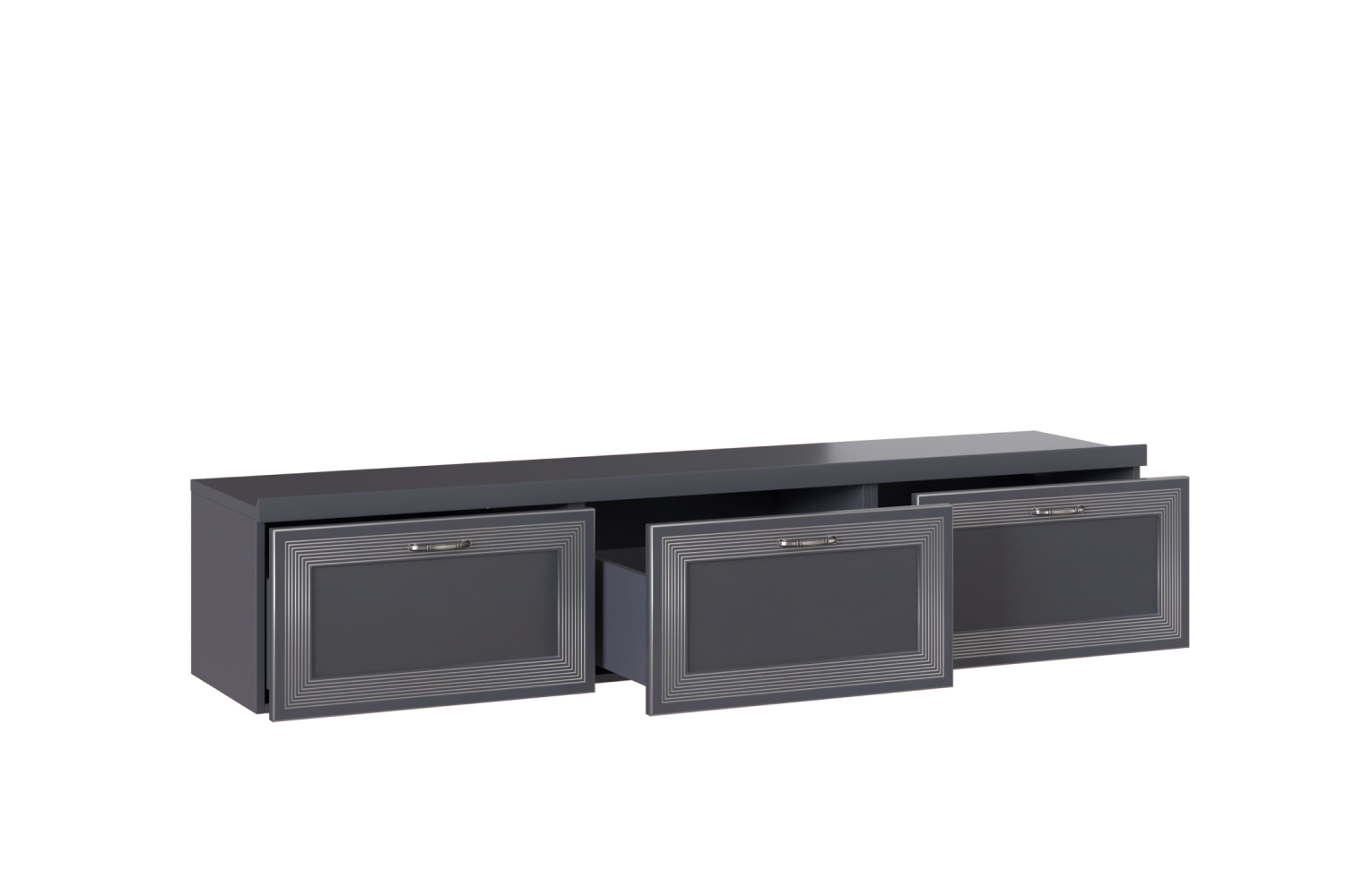 Тумбы под телевизор - изображение №3 "Тумба Адажио под телевизор с выдвижными ящиками"  на www.Angstrem-mebel.ru