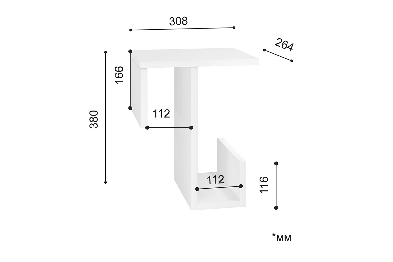 Журнальные столы - изображение №29 "Столик Троя на подлокотник"  на www.Angstrem-mebel.ru