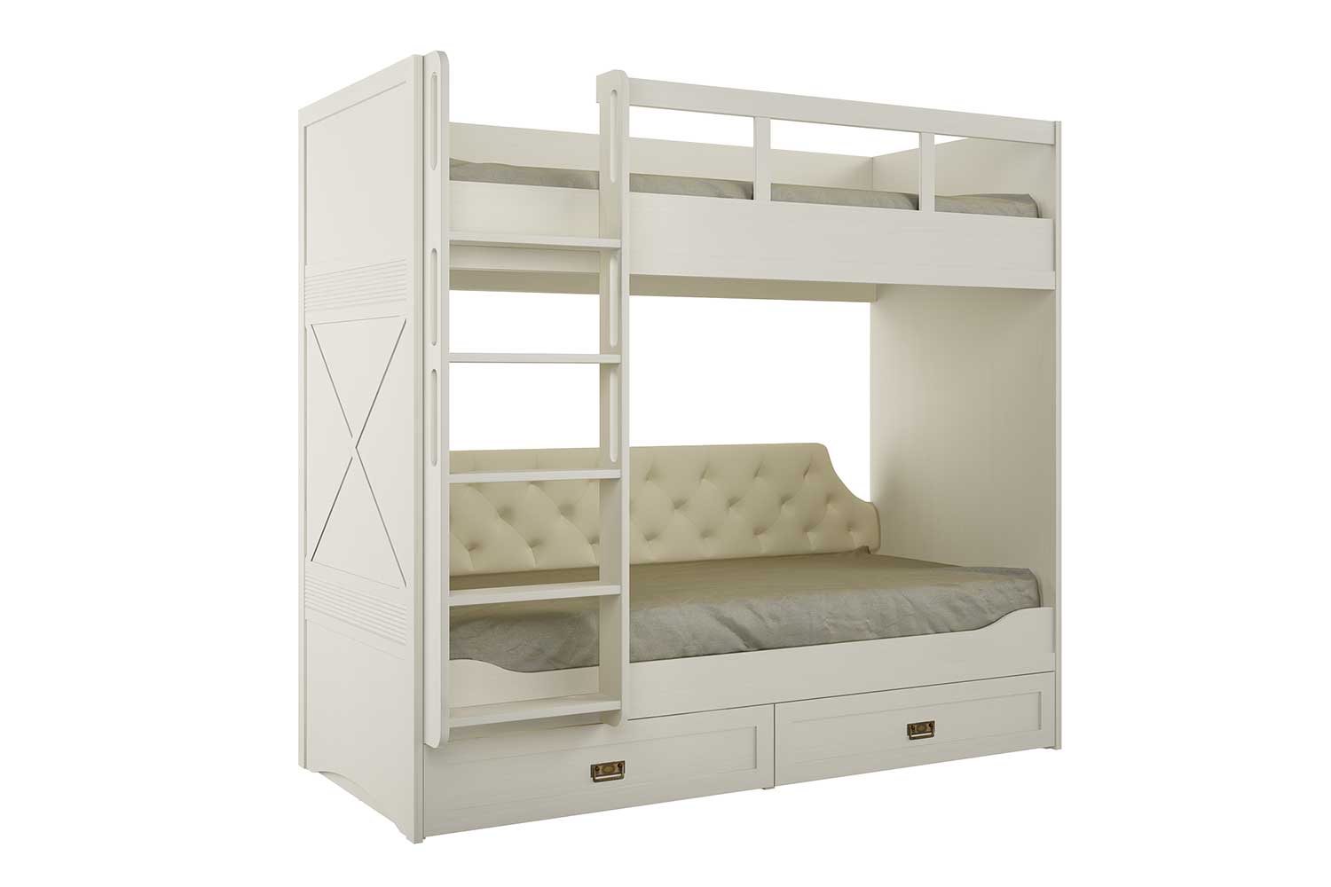 Детские кровати - изображение №11 "Кровать двухъярусная Кантри 90 х 200"  на www.Angstrem-mebel.ru