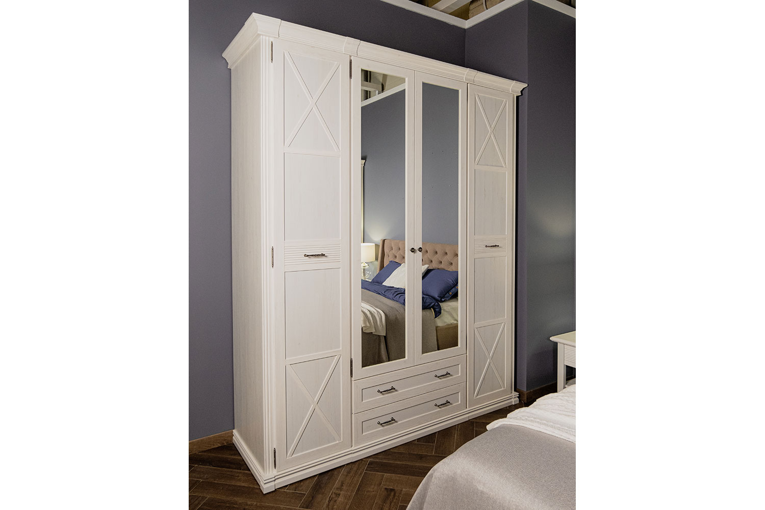 Комбинированные шкафы - изображение №14 "Шкаф Кантри"  на www.Angstrem-mebel.ru