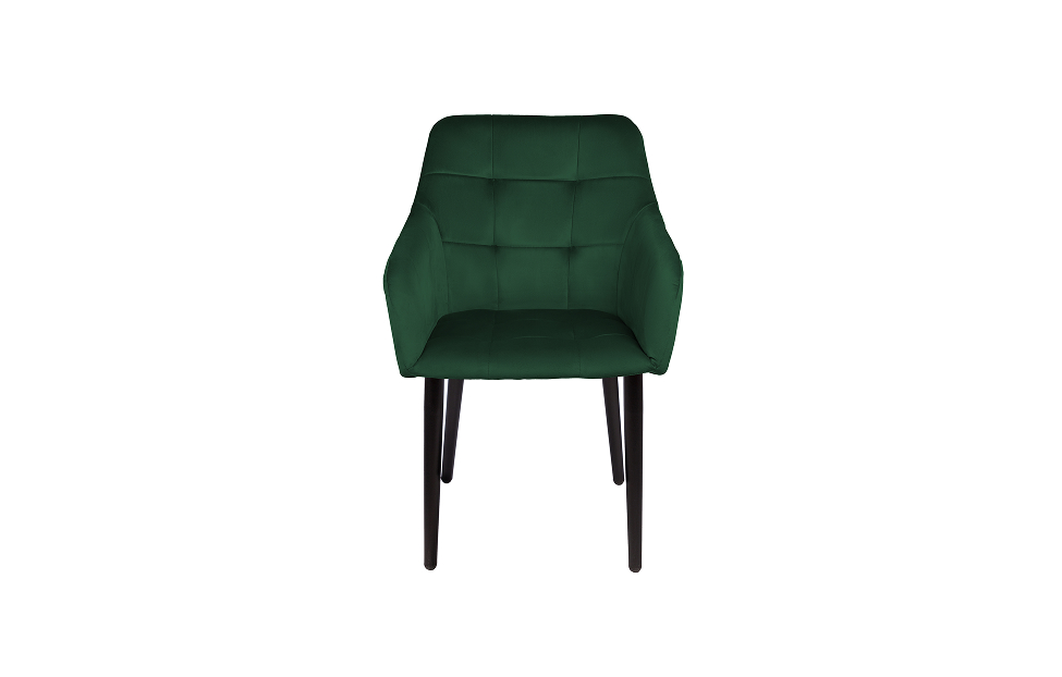 Кухонные стулья - изображение №3 "Стул-кресло Отэм зеленый / опоры черные"  на www.Angstrem-mebel.ru