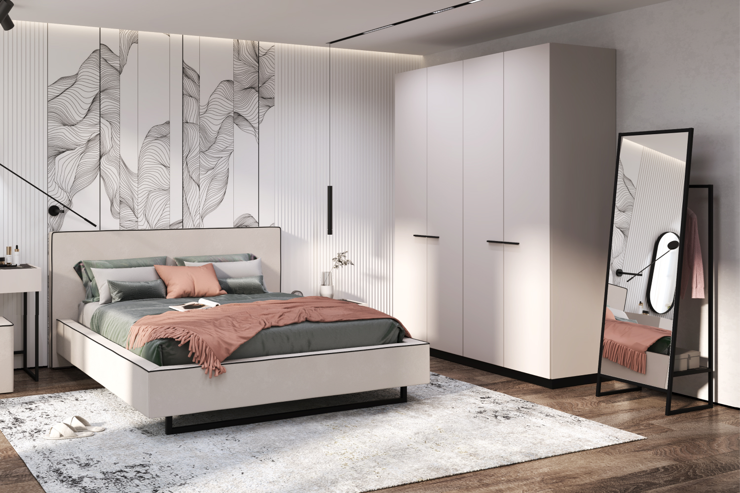 Зеркала - изображение №7 "Зеркало напольное Мика"  на www.Angstrem-mebel.ru