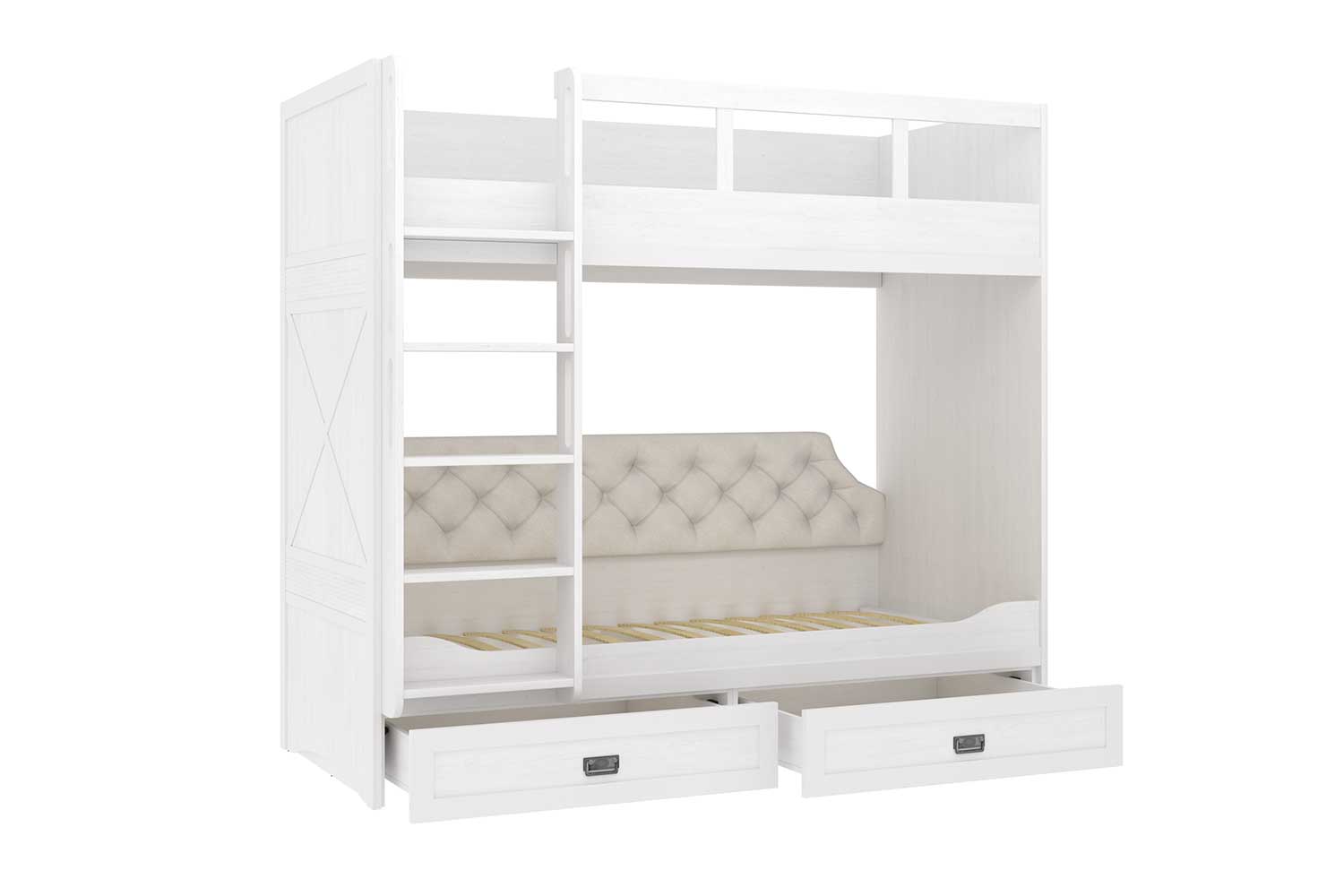 Детские кровати - изображение №10 "Кровать двухъярусная Кантри 90 х 200"  на www.Angstrem-mebel.ru