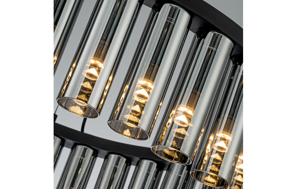 Люстры - изображение №4 "Подвесная люстра Slang (чёрный) D590*H160/1360 30*G9LED*2W"  на www.Angstrem-mebel.ru