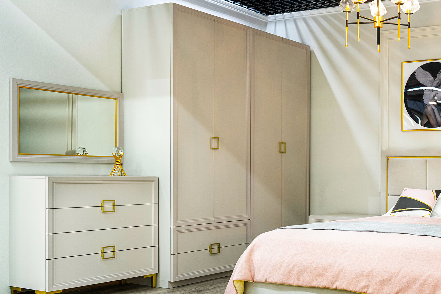 Шкафы платяные - изображение №8 "Шкаф Дольче с полками ДЛ-011.00 (1 комплект)"  на www.Angstrem-mebel.ru