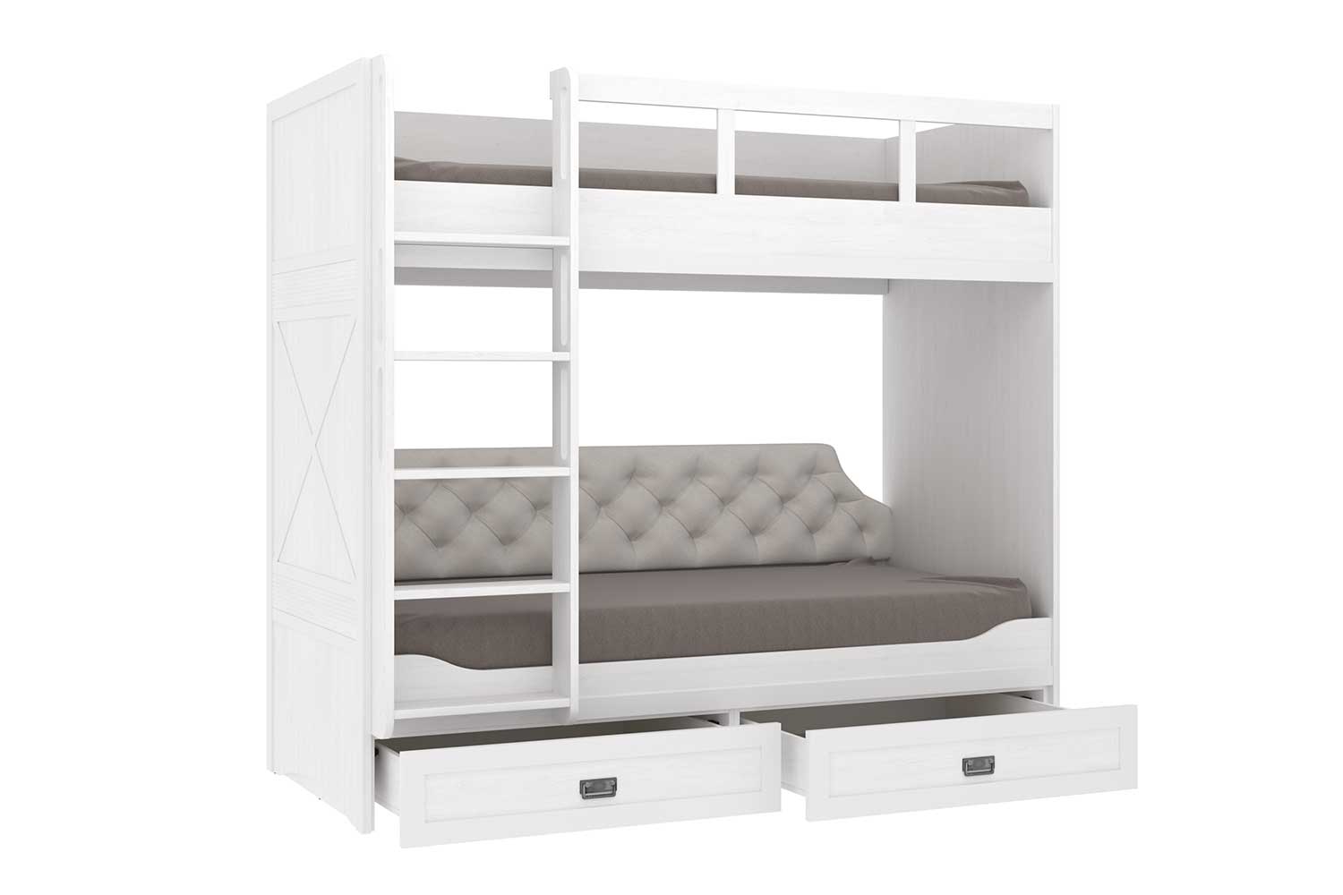 Детские кровати - изображение №9 "Кровать двухъярусная Кантри 90 х 200"  на www.Angstrem-mebel.ru