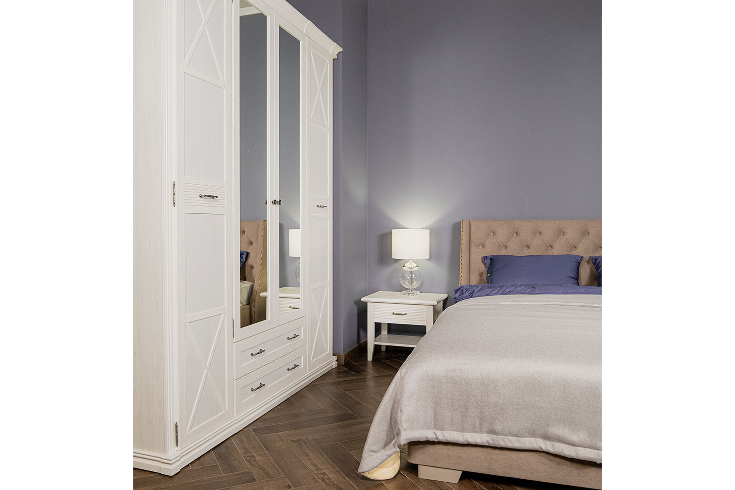 Комбинированные шкафы - изображение №15 "Шкаф Кантри"  на www.Angstrem-mebel.ru